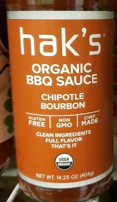 Chipotle Bourbon Organic BBQ Sauce, Chipotle Bourbon