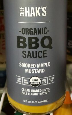 Smoked Maple Mustard Organic BBQ Sauce, Smoked Maple Mustard