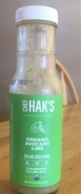 Organic Avocado Lime Salad Dressing, Avocado Lime