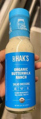 Buttermilk Ranch Organic Salad Dressing, Buttermilk Ranch