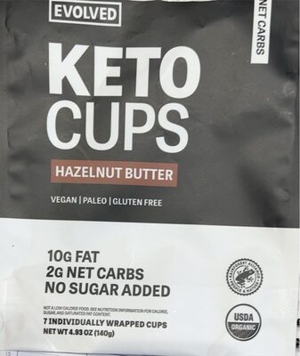 Hazelnut Butter Eto Cups, Hazelnut; Butter