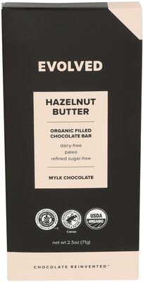 Hazelnut Butter Filled Mylk Chocolate Bar, Hazelnut Butter