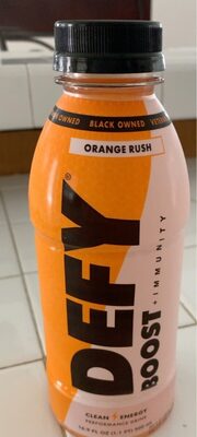 Orange Rush Boost+ Immunity Clean Energy Performance Drink, Orange Rush
