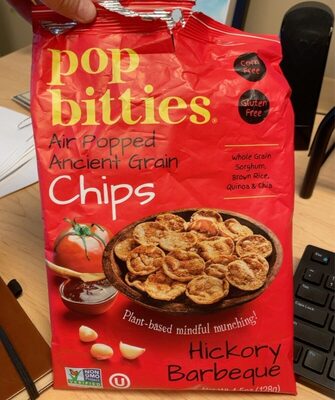 Hickory Barbeque Air Popped Ancient Grain Chips, Hickory Barbeque