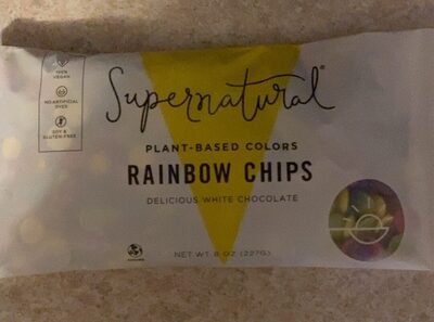 Delicious White Chocolate Rainbow Chips, Delicious White Chocolate