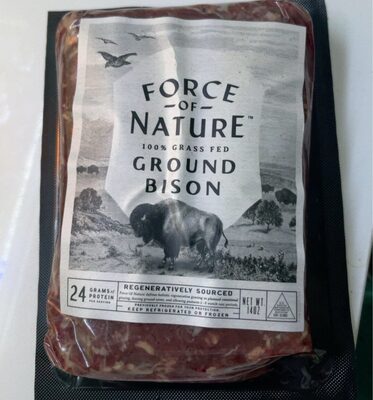 100% Grass Fed Ground Bison
