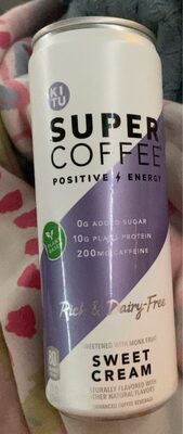 Sweet Cream Flavored Enhanced Coffee Beverage, Sweet Cream