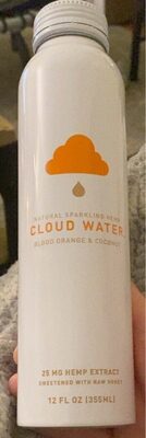 Blood Orange & Coconut Natural Sparkling Hemp, Blood Orange & Coconut