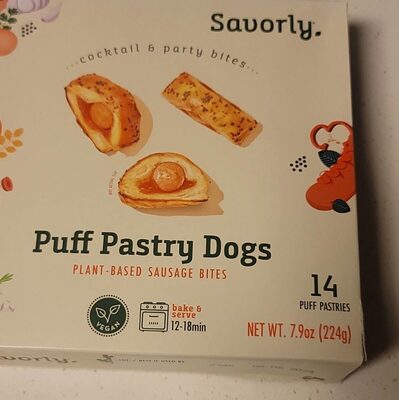 Puff Pastry Dogs Sausage Bites
