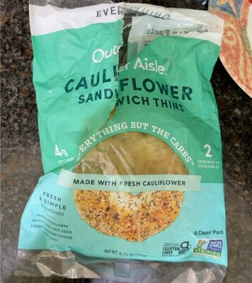Cauliflower Everything Sandwich Thins