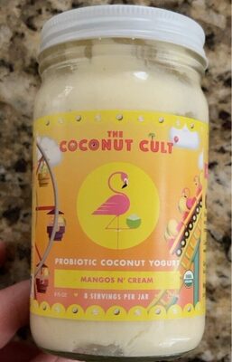 Mangos N' Cream Probiotic Coconut Yogurt, Mangos N' Cream