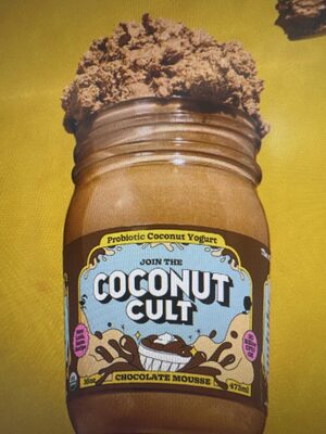 Chocolate Mousse Probiotic Coconut Yogurt, Chocolate Mousse