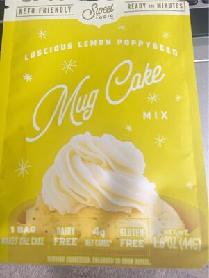 Luscious Lemon Poppy Seed Mug Cake Mix, Luscious Lemon Poppy Seed