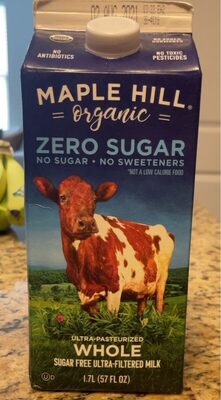 Organic Whole Sugar Free Ultra-Filtered Milk