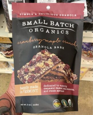 Cranberry Maple Crunch Granola Bark, Cranberry Maple Crunch