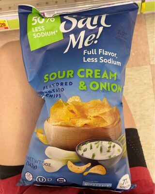 Sour Cream & Onion Potato Chips, Sour Cream & Onion