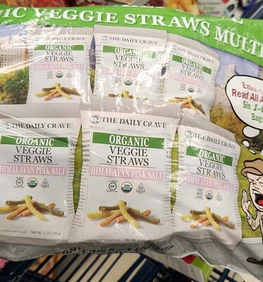 Himalayan Pink Salt Organic Veggie Straws Multipack, Himalayan Pink Salt