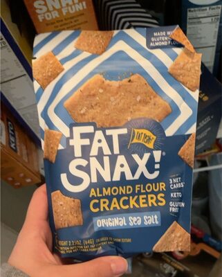 Original Sea Salt Almond Flour Crackers, Original Sea Salt