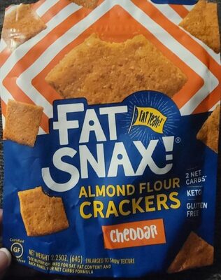 Cheddar Almond Flour Crackers, Cheddar