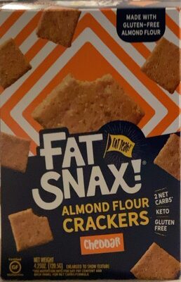 Cheddar Almond Flour Crackers, Cheddar