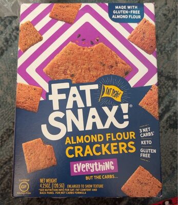 Everything Almond Flour Crackers