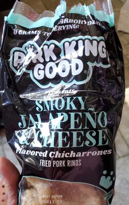 Smoky Jalapeno & Cheese Chicharrones Fried Pork Rinds, Smoky Jalapeno & Cheese