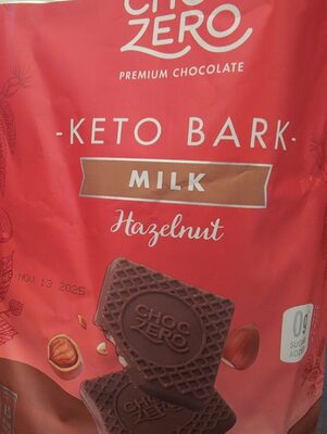 Creamy Milk Hazelnut Keto Bark, Creamy Milk Hazelnut