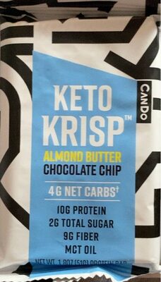 Almond Butter Chocolate Chip Protein Bar, Almond Butter Chocolate Chip
