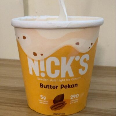 Butter Pekan Swedish-Style Light Ice Cream, Butter Pekan