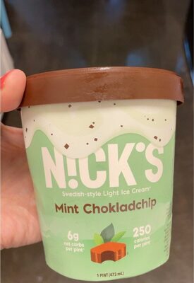 Mint Chokladchip Swedish-Style Light Ice Cream, Mint Chokladchip