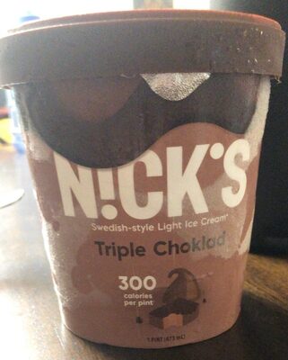 Triple Choklad Swedish-Style Light Ice Cream, Triple Choklad