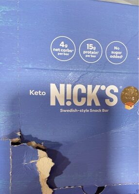 Keto Krispi Nougat Swedish-Style Snack Bar