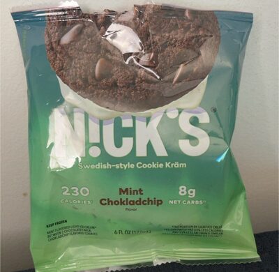Mint Chokladchip Flavor Swedish-Style Cookie Krm, Mint Chocolate