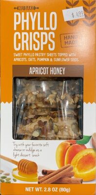 Apricot Honey Phyllo Crisps