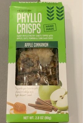 Apple Cinnamon Phyllo Crisps, Apple; Cinnamon