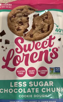 Less Sugar Chocolate Chunk Cookie Dough