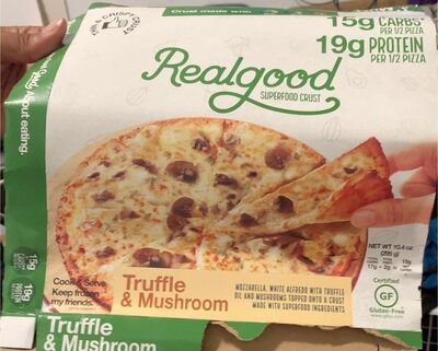 Truffle & Mushroom Superfood Pizza Crust, Truffle & Mushroom