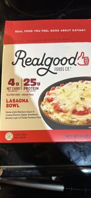Real Good Foods Co. Lasagna Bowl, 9 Oz
