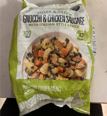 Gnocchi & Chicken Sausage With Italian Style Sauce Pressure Cooker Meals, Gnocchi & Chicken Sausage With Italian Style Sauce