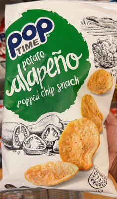 Jalapeno Potato Popped Chip Snack, Jalapeno