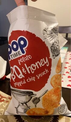 BBQ & Honey Potato Popped Chip Snack, BBQ & Honey