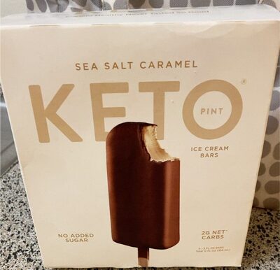 Sea Salt Caramel Ice Cream Bars, Sea Salt Caramel