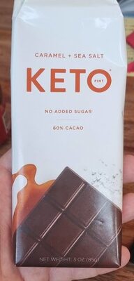 Caramel + Salt 60% Cacao Chocolate Bar, Caramel + Sea Salt