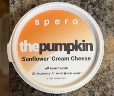 Pumpkin (Seasonal) Sunflower Cream Cheese, Pumpkin