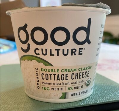 Double Cream Classic Organic Cottage Cheese, Double Cream Classic