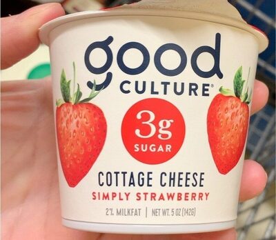 Simply Strawberry Cottage Cheese, Simply Strawberry