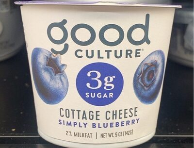 Simply Blueberry Cottage Cheese, Simply Blueberry
