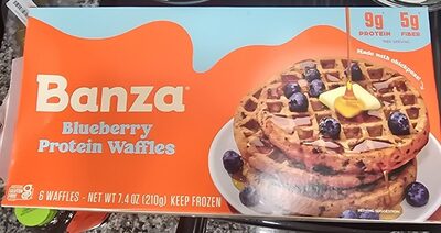 Blueberry Protein Waffles, Blueberry