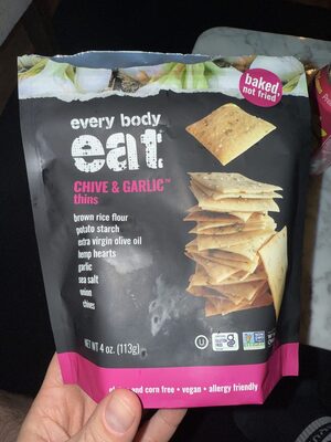 Chive & Garlic Thins, Chive & Garlic