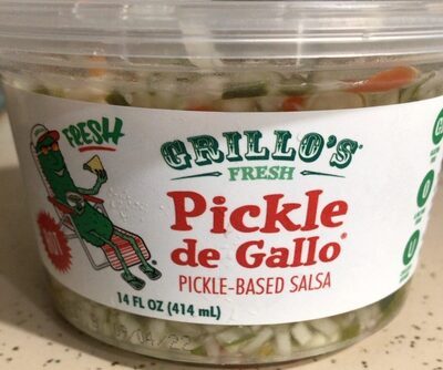 Hot Pickle De Gallo Pickle-Based Salsa, Hot